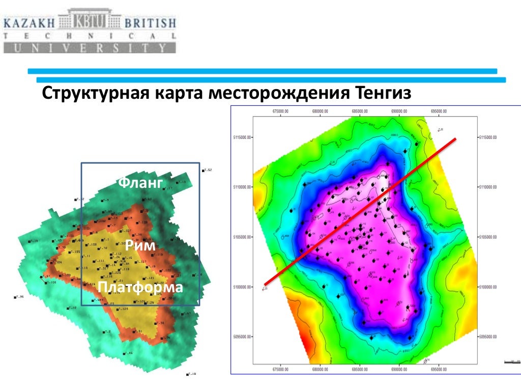 Атырау тенгиз карта