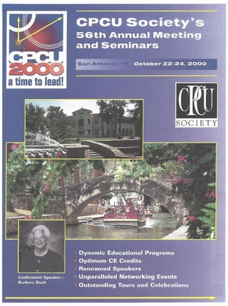 CPCU Society - Annual Conference & Seminars - Cover Page with Session Description