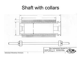 Shaft with collars
 