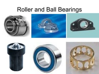 Roller and Ball Bearings
 