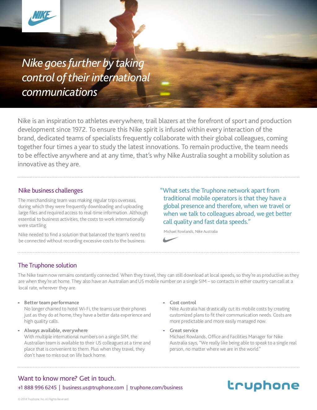 Nike case study slideshare picture
