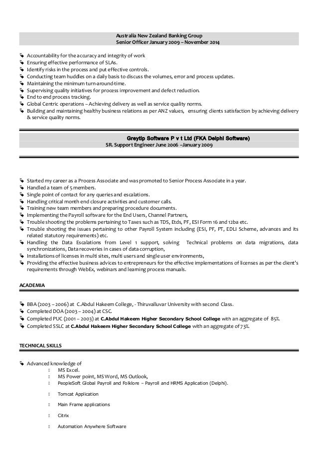automation resumes