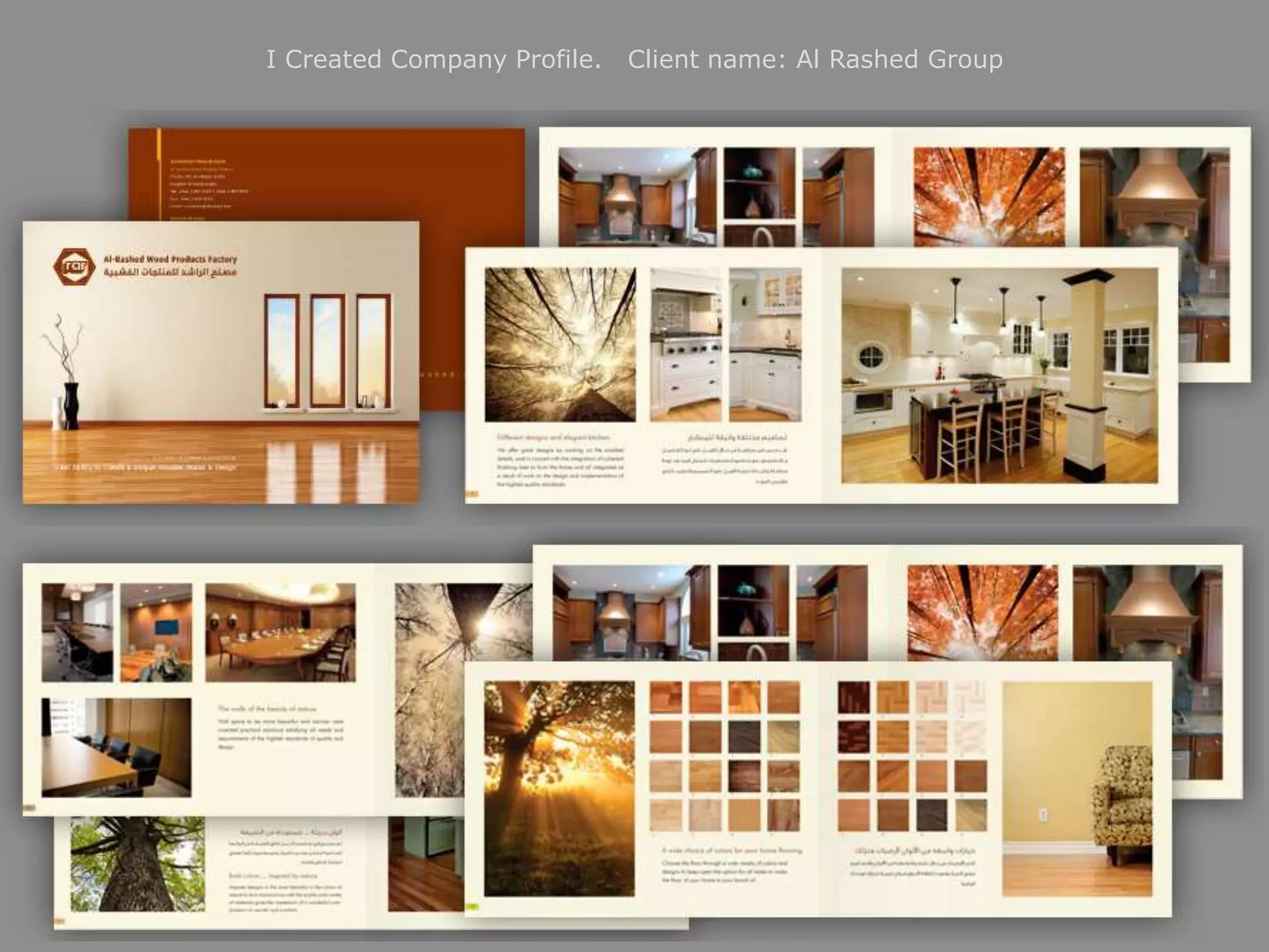 I Created Company Profile. Client name: Al Rashed Group
 