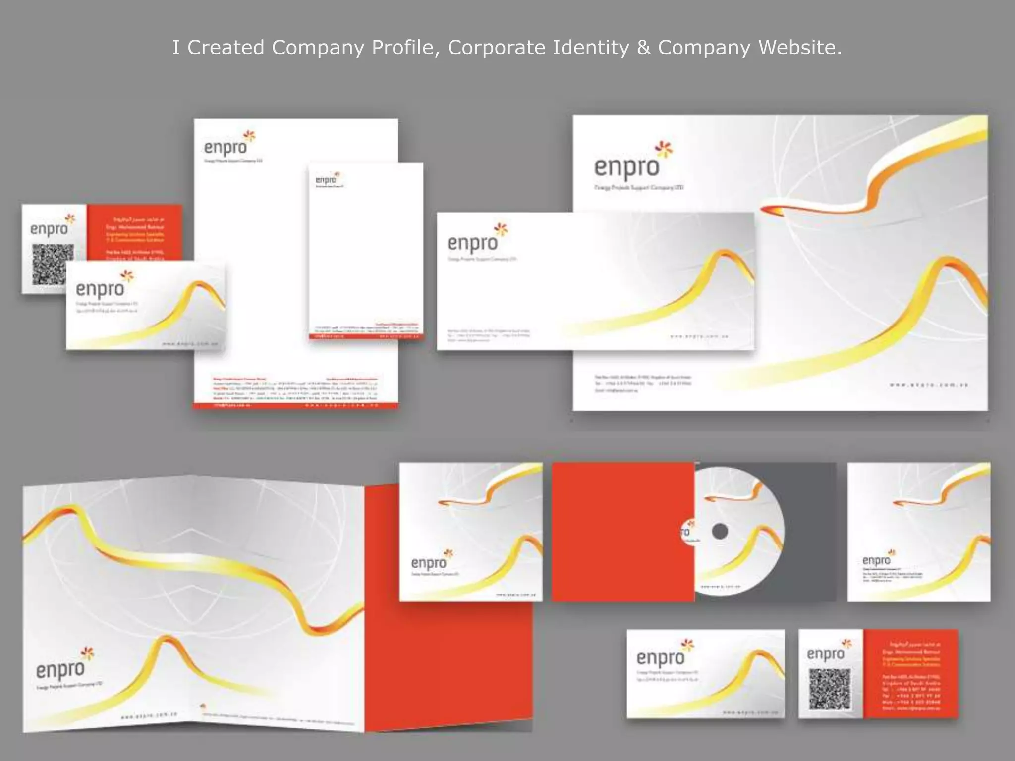 I Created Company Profile, Corporate Identity & Company Website.
 