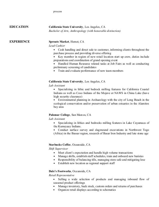 completing a resumes