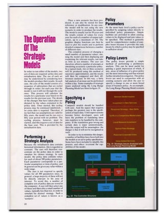 Strategic Modelling in British Telecom