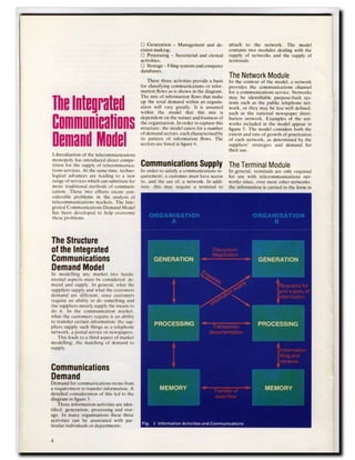 Strategic Modelling in British Telecom