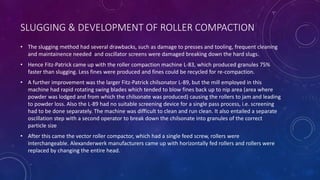 Presentation on dry granulation | PPTX
