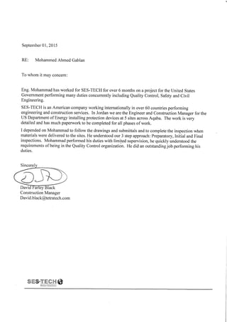 Recommendation Letter