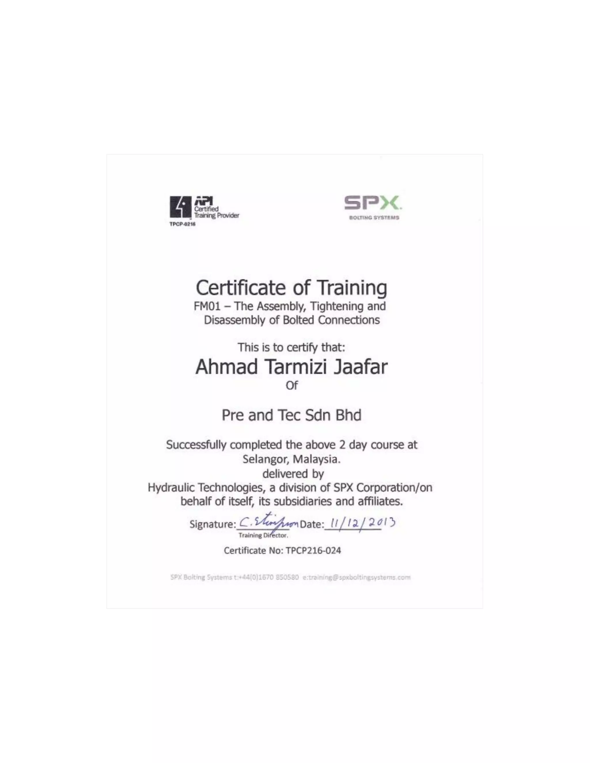 Spx Pdf SPX FM CERT | PDF