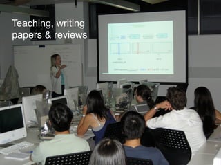 Teaching, writing
     papers & reviews




           14/06/2012
10
 