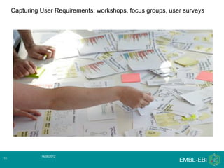Capturing User Requirements: workshops, focus groups, user surveys




               14/06/2012
15
 