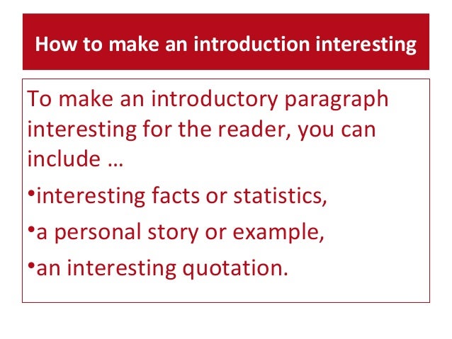 how to make a introduction paragraph