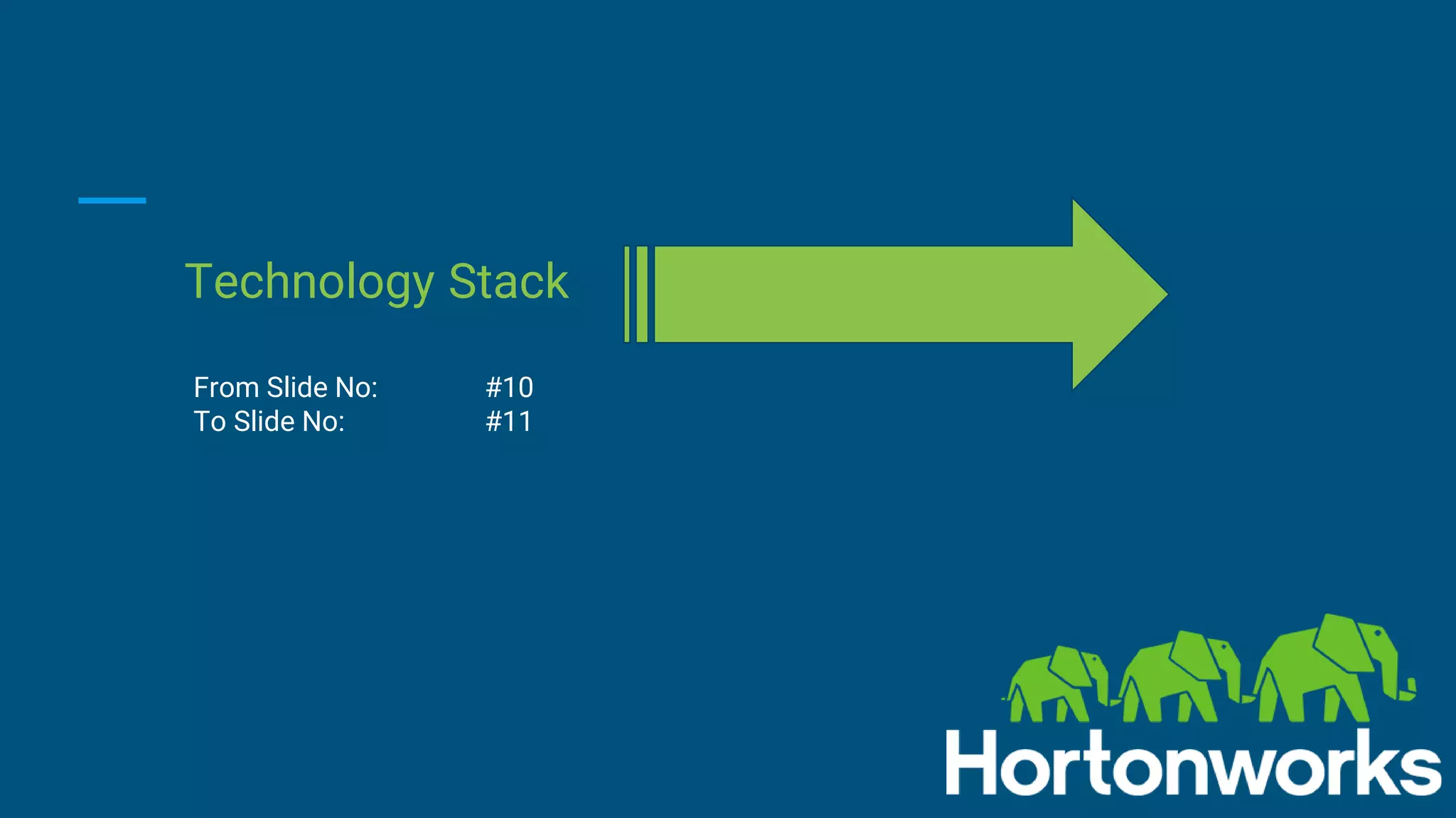 Technology Stack
From Slide No: #10
To Slide No: #11
 