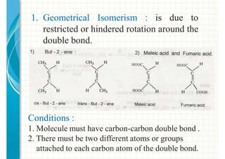 Restricted Bond Rotation Concept of Organic Chemistry for engineering students. | PDF