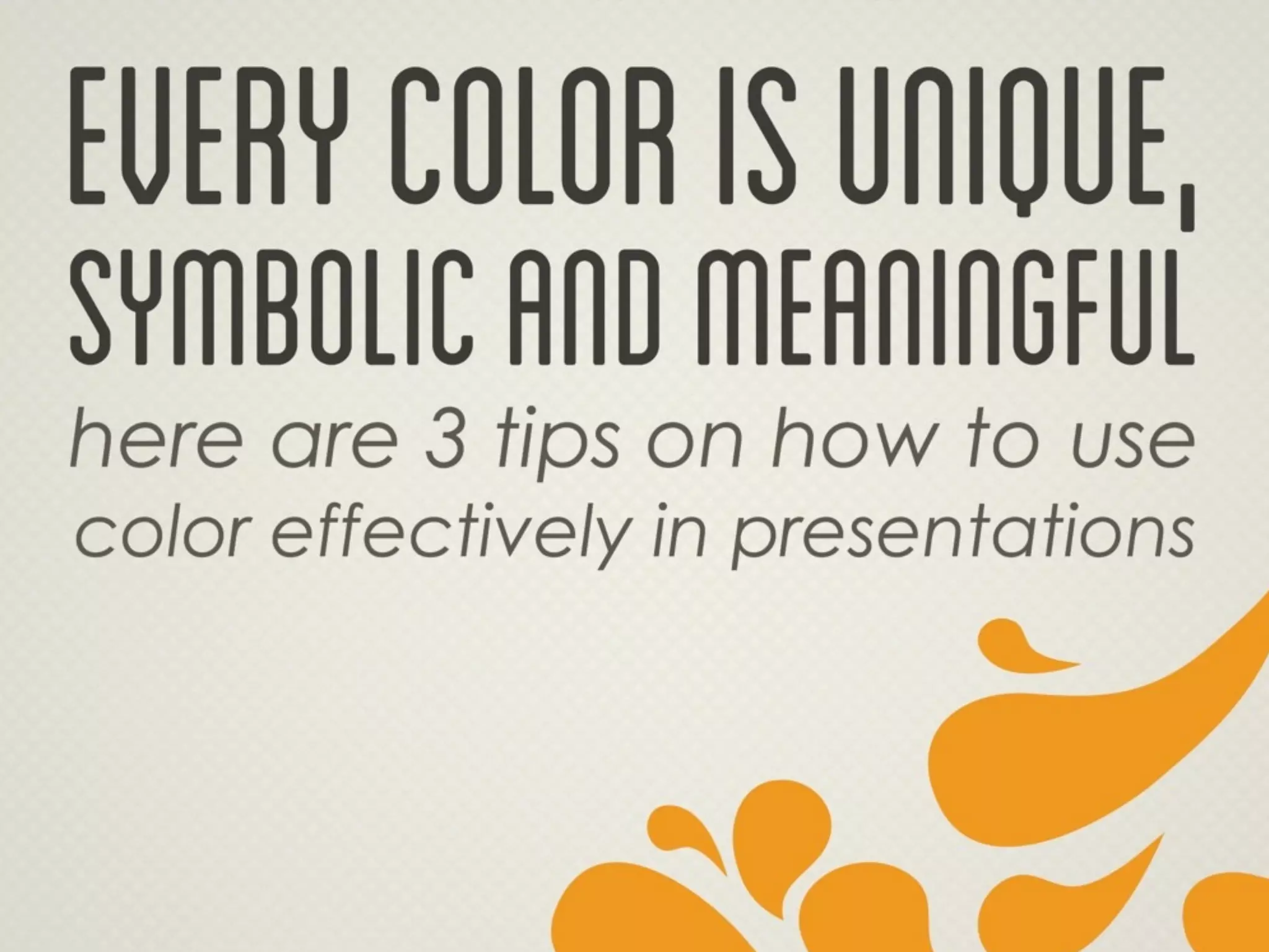 How to Use Color Wisely