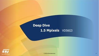 Stmicroelectronics Vision “Image Sensors to Enable Low-cost and Low-power Computer Vision ...