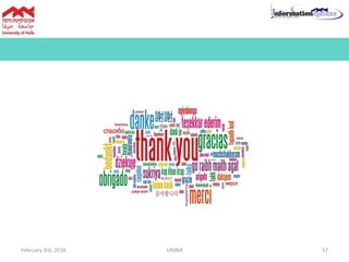 57February 3rd, 2016 UNINA
 