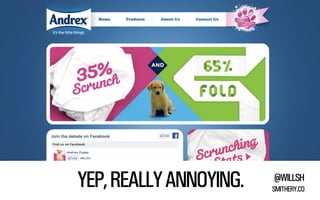 YEP, REALLY ANNOYING. @WILLSH 
SMITHERY.CO 
 