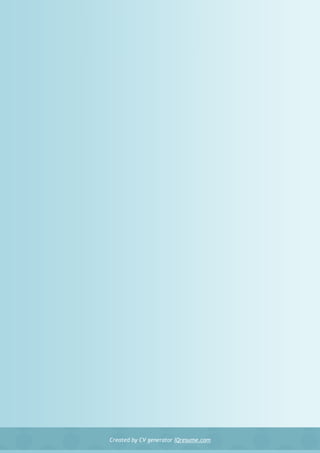 Created by CV generator IQresume.com
 