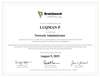 LUQMAN P
Network Administrator
August 5, 2015
11919768
 