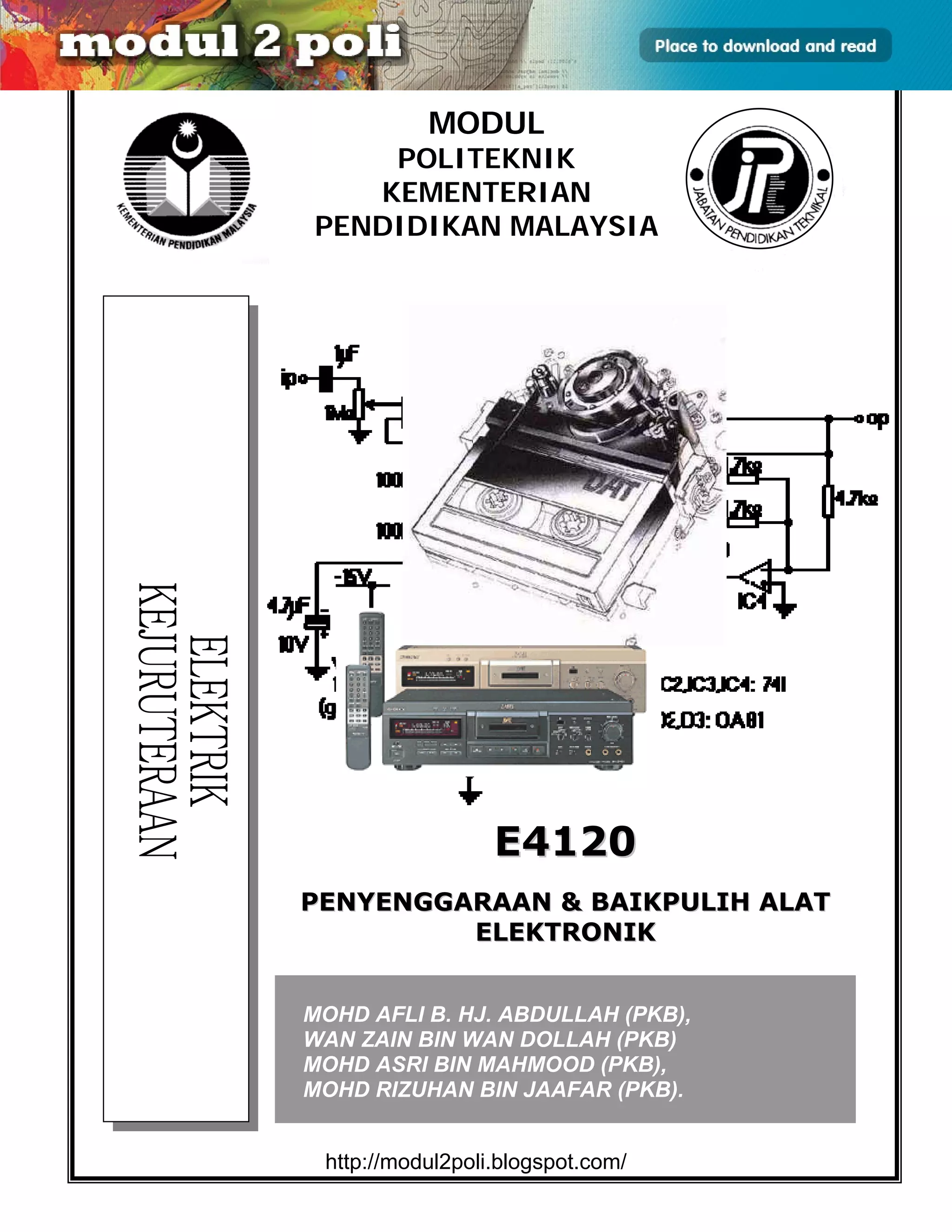 E4120 penyelenggaraan & baik pulih alat elektronik | PDF