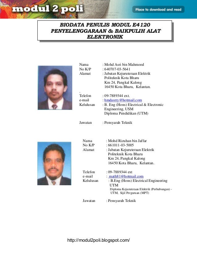 E4120 Penyelenggaraan Amp Baik Pulih Alat Elektronik