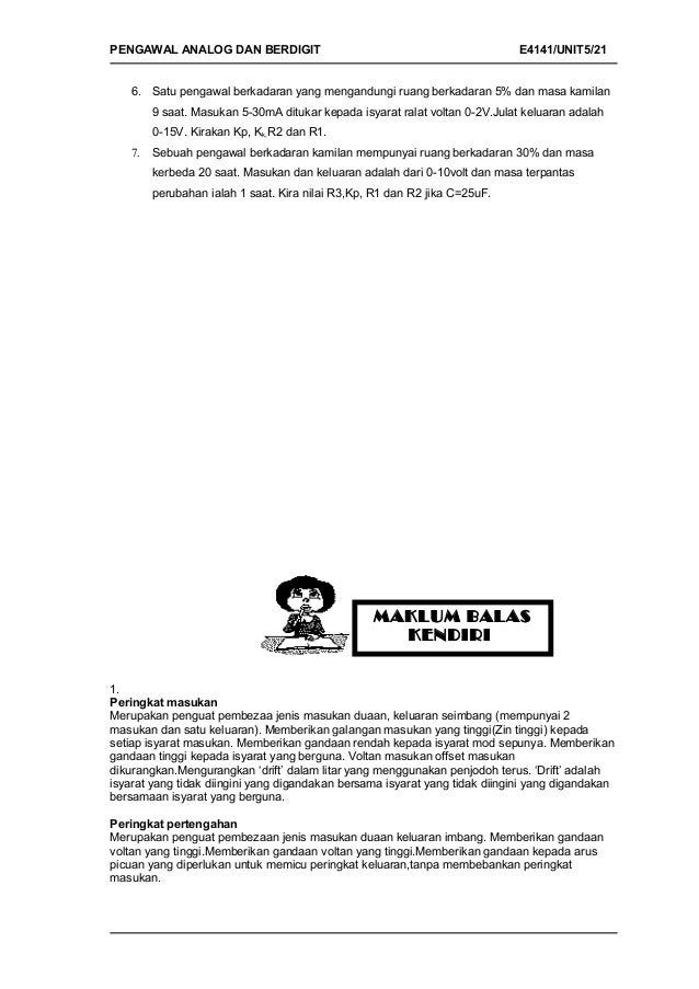 E4141 sistem kawalan 1 unit5