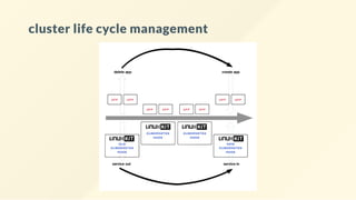 cluster life cycle management
 