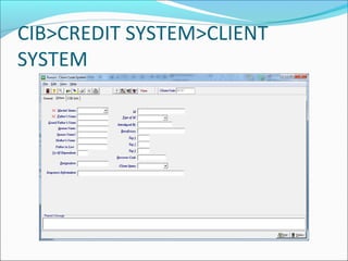 CIB TRAINING | PPT