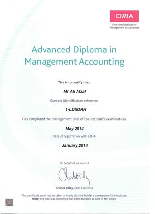 CIMA Advance Diploma