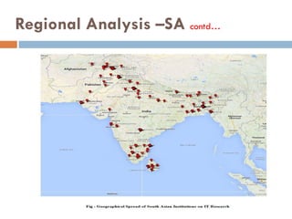 Regional Analysis –SA contd…
 