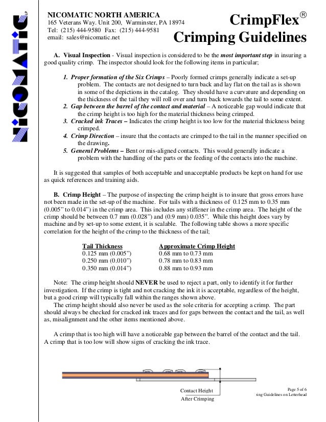 Crimping Guidelines