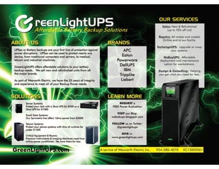 About Us - GreenLightUPS