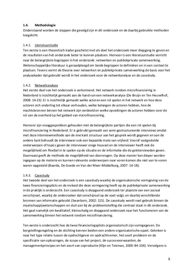 Master thesis kwantitatief onderzoek