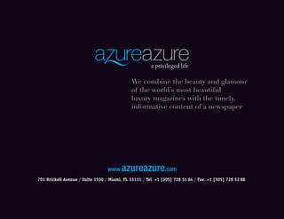 azureazure - a privileged life