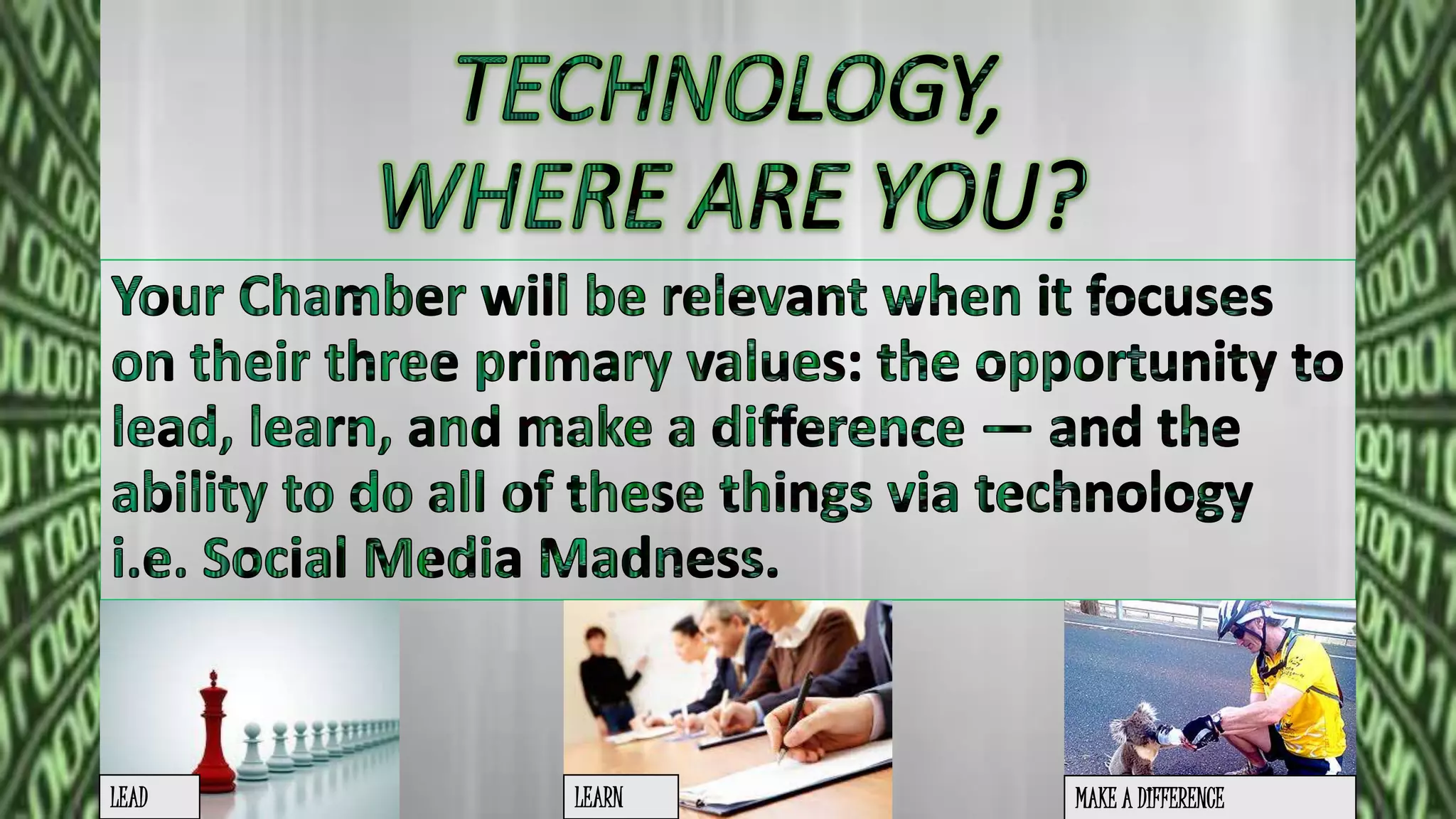 LEAD LEARN MAKE A DIFFERENCE
 