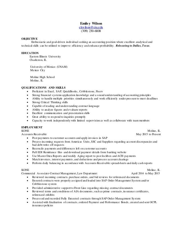 emiley wilson accounting relocation resume