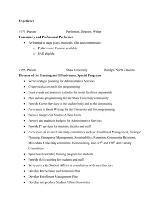My resume PDF - My Resume 2 320