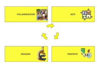 COLLABORAZIONE
INDAGINE
RETI
PROPOSTE
 