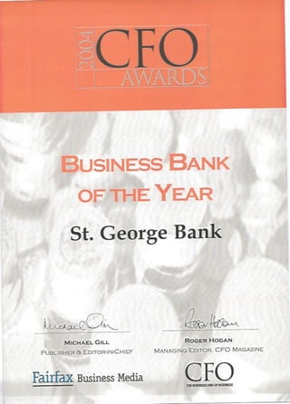 Business Bank of the Year