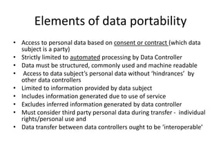 GDPR – Data Portability | PPT