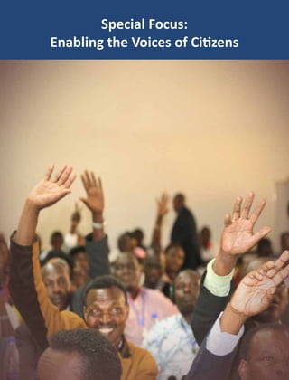 June 2015 | Edition No. 12 27
Special Focus:
Enabling the Voices of Citizens
 