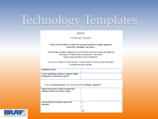Technology Templates
 