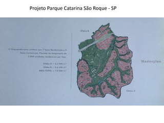 Projeto Parque Catarina São Roque - SP
 