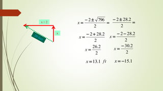 x + 2
x



2
7962
x 

2
2.282
2
2.282
x
2
2.282
x
2
2.26
x
1.13x
2
2.30
x
1.15xft
 