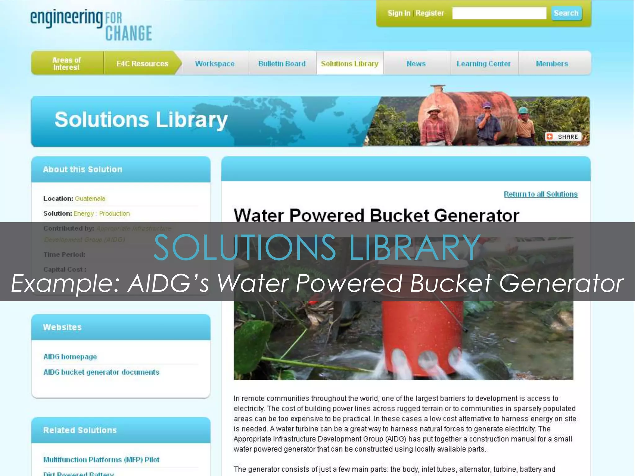 Learn about educational opportunities E4C features an open, innovative, user-friendly online platform that promotes..CONTENTCOMMUNITYCOLLABORATION18