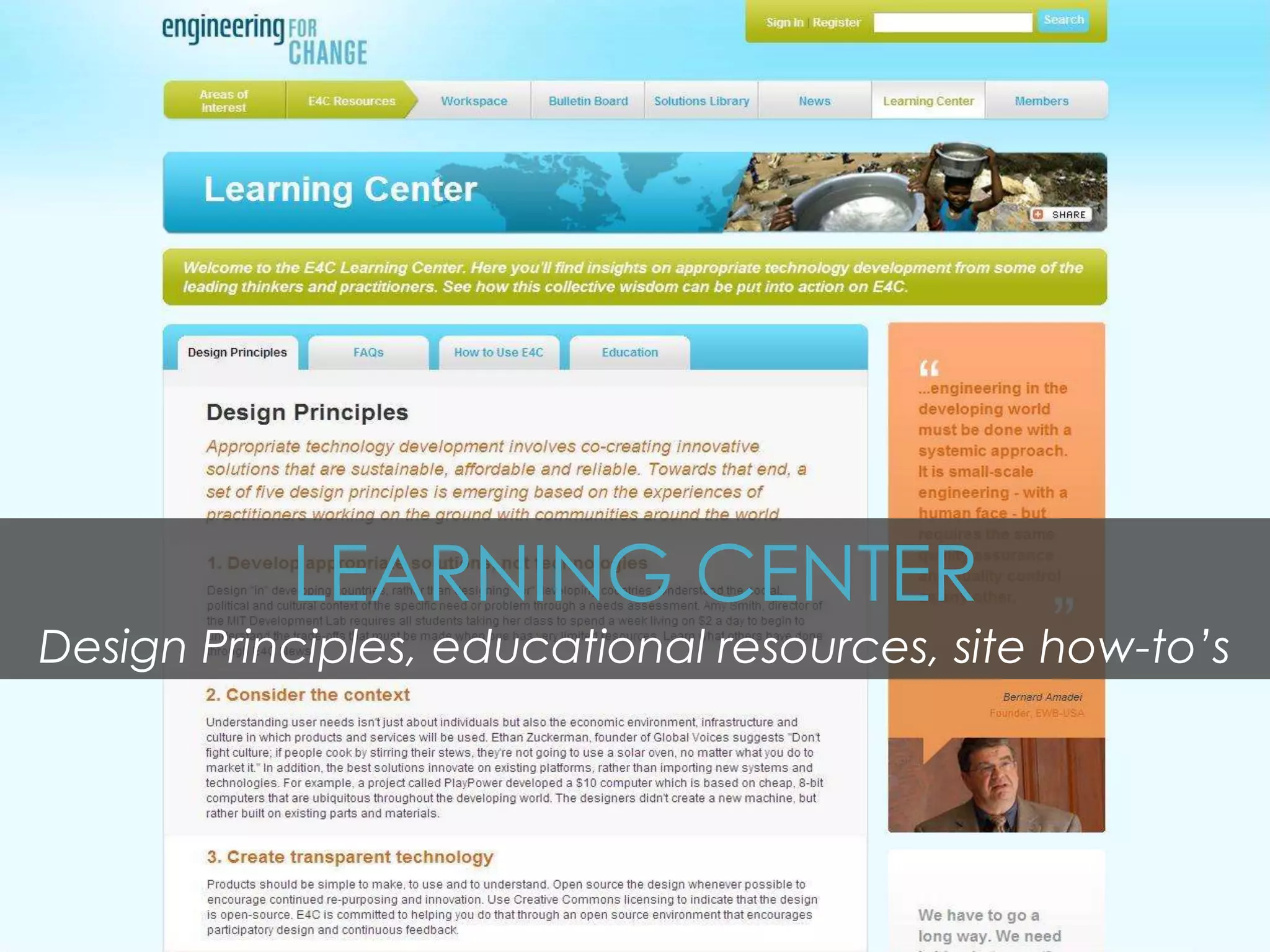 SOLUTIONS LIBRARYA free, open source archive of technology solutions from around the world that can be replicated and adapted across regions 