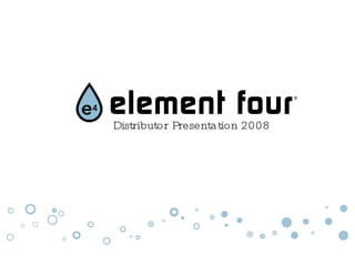 Distributor Presentation 2008 