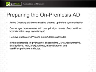 O365-AzureAD Identity management | PPTX